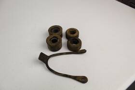 92072-042 Kawasaki 1979 - 1980 Kdx400 Tank Strap Dampers Kdx 400 79 80