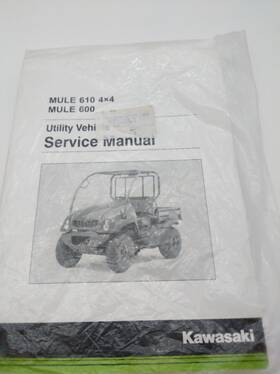 99924-1349-14 Kawasaki Mule 610 4x4 600 Service Manual Kaf400a/b