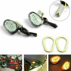 Ts-082-clear Kingdarn Clear Turn Signals Fit Yamaha Yzf R1 02-08 R6 03-09 R6s 06-08 Flush