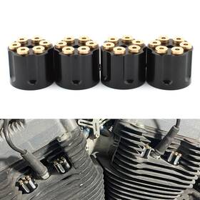 Kkkeeparts 212500329332 Spark Plug Screw Nut Head Bolt Cap Engine Topper Cover For Harley Twin Cam