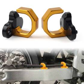 Kkkeeparts 550732718617 Orange Rear Brake Line Hose Snap Clamp For Suzuki Dr650se Drz400s Dl650 Drz400sm
