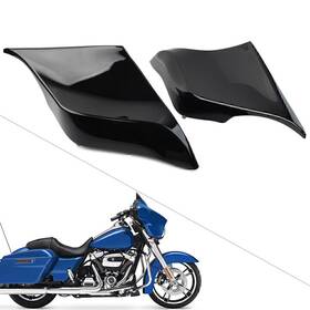 Kkkeeparts 550756780898 2x Stretched Side Cover Panel Board For Harley Touring 2014-2021 2020 2019 2018