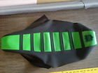Klx140 New 2008-2015 Kawasaki Seat Cover Green With Black Gripper 2