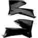 Kt03084-001 Ufo Plastics Radiator Shrouds Black For Ktm 200 Xc 2007