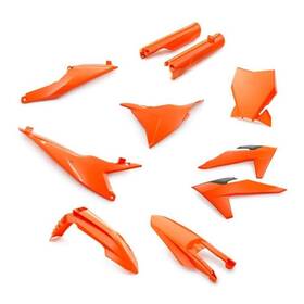 00010000369k Ktm Powerparts Factory Plastic Kit Orange 22-24