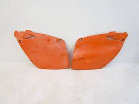 Ktm 5030804100090 99 200 Exc Rear Number Plates Side Covers 1998-2001
