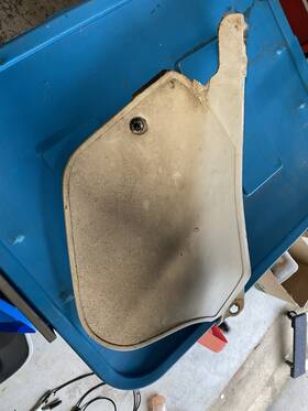 537282 Ktm 2 1991 Ktm125mx Left Side Panel