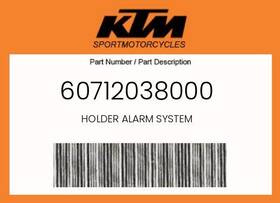 60712038000 Ktm Genuine Holder Alarm System -