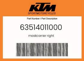 63514011000 Ktm Genuine Maskcarrier Right -