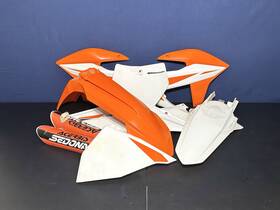 7910800700028b Ktm 2019 Oem Plastic Kit 2019-2022 Sx-f Sx Shrouds Plastics Fenders Fork Guards