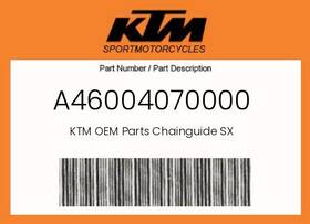 A46004070000 Ktm Genuine Chainguide Sx -