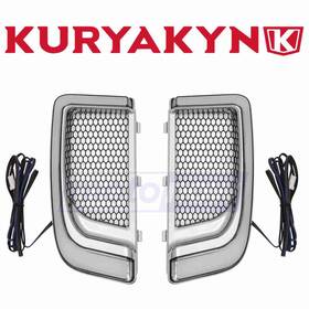 2842 Kuryakyn Mn/2842 Tracer Led Fairing Lower Grills For 2015-2016 Harley Davidson Rn