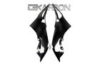 Kwz711-span Tekarbon Kawasaki Carbon Fiber Side Panels Twill