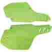 Ka02713-026 Kx125 Ufo Plastics Side Panels Kx Green For Kawasaki 1988-1989