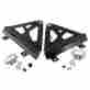 18-b776 Kx450f Mfg Works Connection Factory Edition Aluminum Radiator Braces Black Kawasaki