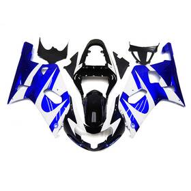 Fwgsxr600-2000-48 Ldmooon #usld250805 For Suzuki Plastic Bodywork Fairing Kit Gsxr 600 750 2000 01 02 2003 Blue White