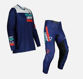 5022040475 Leatt Moto 3.5 Junior V22 Ride Kit Royal - Size Yxl