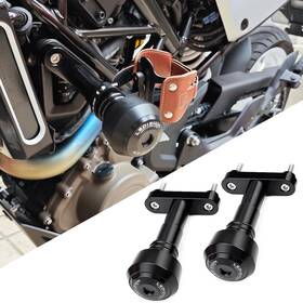 1590202173800009 Ledishun Motorcycle Frame Slider Crash Guard Protector Fit Husqvarna Svartpilen/vitpilen