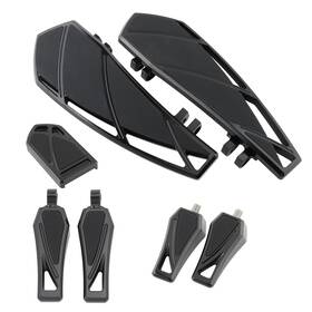 03002-0022b7df5 Lenkdou Black Phantom Floorboards Footboards For Harley Touring Road Glide Street 03002-0022b7df5 Lenkdou Black Phantom Floorboards Footboards For Harley Touring Road Glide Street