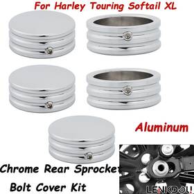 Mp06-001-0002cdtus Lenkdou 5pcs Steel Rear Fender Struts Bolts For Harley Softail Touring Road King Custom