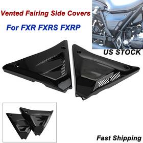 Mp15-005-0011gbleus Lenkdou For Harley Fxr 1982-1994 1999-2000 Side Covers Panels Vented Glossy Black Mp15-005-0011gbleus Lenkdou For Harley Fxr 1982-1994 1999-2000 Side Covers Panels Vented Glossy Black
