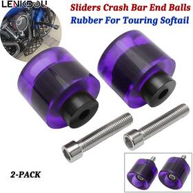 Mp20-001-0007bpim Lenkdou 2x M12 Engine Saddlebags Crash Bar Guard End Balls For Harley Touring Softail Mp20-001-0007bpim Lenkdou 2x M12 Engine Saddlebags Crash Bar Guard End Balls For Harley Touring Softail