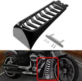 Yimolg0808 Lgparts Sl-bxz-006 #yimolg0808 Motorcycle Front Chin Fairing Spoiler Lower Radiator Cover For Harley Softail