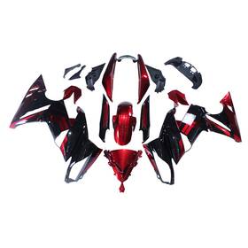 Fwer-6f Liomauto 09-22 #auto1 Full Bodywork Fairings For Kawasaki Ex650c Ninja 650r 2009 10 2011 Abs Red Black