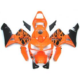 F52003-24 Lionauto #auto1 Full Bodywork Fairings For Honda Cbr600rr F5 2003 2004 Fairing Kit Orange Flame