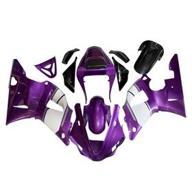 Fwr12000-46 Lionauto #auto Bodywork Fairings For Yamaha Yzf R1 2000 2001 Abs Body Fairing Kit Purple White