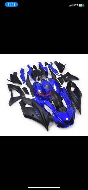 Fwr72022-08 Lionauto #spssjyimospstore Blue Black Fairings Kit For Yamaha Yzf R7 2022 2023 2024