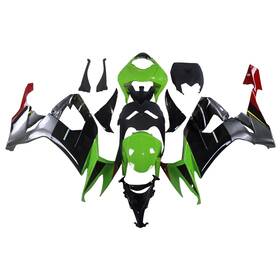 Fwzx10r-2008-27 Lionauto #auto Bodywork Fairings For Kawasaki Ninja Zx10r 2008 09 2010 Body Kit Green Black Red