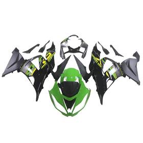 Fwzx6r-2013-28 Lionauto #auto1 Bodywork Fairings For Kawasaki Ninja Zx6r 2013 14-2018 Plastic Fairing Kit Green