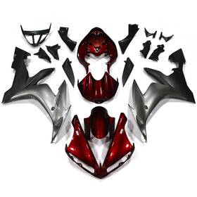 R12004-30 Lionauto #auto1 Full Bodywork Fairings For Yamaha Yzf R1 2004 05 2006 Abs Fairing Kit Red Silver
