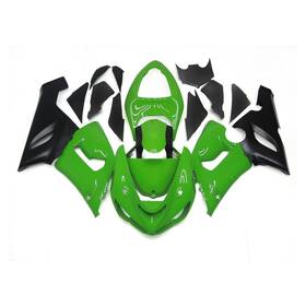 Fwzx6r-2005-38 Lionparts #lion Full Bodywork Fairing Kit For Kawasaki Zx6r 2005 2006 Abs Fairings Green Black Fwzx6r-2005-38 Lionparts #lion Full Bodywork Fairing Kit For Kawasaki Zx6r 2005 2006 Abs Fairings Green Black