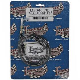 Xtc-1000ht48 Lokar Xtc 1000ht48 Throttle Cable Housing 48in Stainless Black