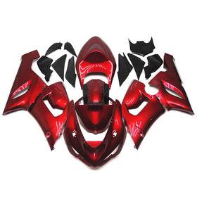 Lrdabit 2005-21 #lrd 79 Full Bodywork Fairing Kit For Kawasaki Zx6r 2005 2006 Abs Injection Fairings Red