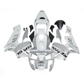 F5-03-b71 Lrdabit #lrd 79 Bodywork Fairing Kit For Honda Cbr600rr F5 2003 2004 Fairings Abs White Silver