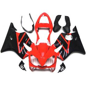 Fwcbr600f4i01-62 Lrdabit #bit Bodywork Fairing Kit For Honda Cbr600f4i 2001 2002 2003 Abs Fairings Red Black