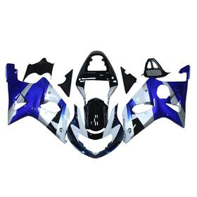 Fwgsxr1000-00-44 Lrdabit #lrd 79 Fairing Kit Bodywork For Suzuki Gsxr1000 2000-2002 Abs Plastic Blue Black Silver