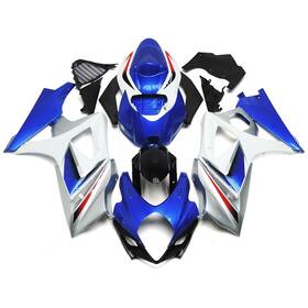 Fwgsxr1000-07-82 Lrdabit #lrd 79 Bodywork Fairing Kit For Suzuki Gsxr1000 K7 2007 2008 Abs Cowl Blue Gray White