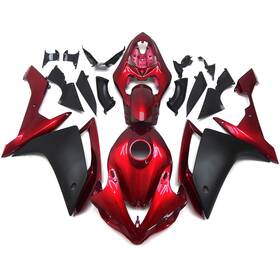 Fwr12007-91 Lrdabit #bit Fairing Kit Full Bodywork For Yamaha Yzf1000 R1 2007 2008 Abs Fairings Red Black