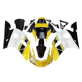 Fwr61998-60 Lrdabit #lrd Bodywork Fairing Kit For Yamaha Yzf R6 1998-00 01 2002 Abs Fairings Yellow White