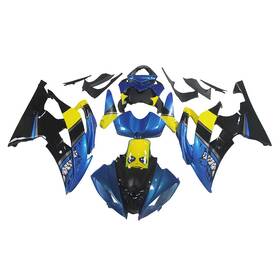 Fwr62008-139 Lrdabit #bit Bodywork Fairing Kit For Yamaha Yzf600 R6 2008 09-2016 Abs Fairings Blue Yellow