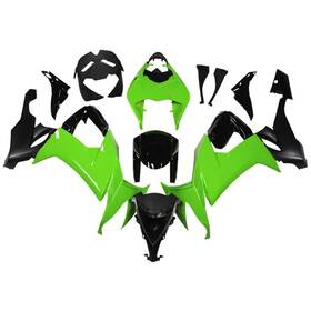 Fwzx10r-2008-19 Lrdabit #lrd 79 Full Bodywork Fairing Kit For Kawasaki Zx10r 2008-2010 Abs Fairings Green Black
