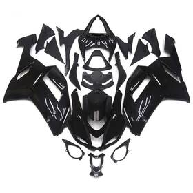 Fwzx6r-2007-37 Lrdabit #lrd Bodywork Fairing Kit For Kawasaki Ninja Zx6r 2007 2008 Abs Fairings Gloss Black
