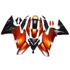 Lupyimocnf909 Lupmoto Fwer-6f 09-13 #lupyimocnf909 Orange Black Abs Bodywork For Kawasaki Er-6f Ninja 650r 2009 10 2011 Fairing Kit