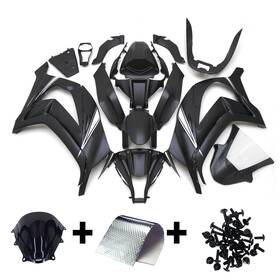 Fwzx10r-2011-24 Lupmoto #lupkcai88 Matte Black Fairings Kit For Kawasaki Zx10r Ninja 2011 - 2015 12 14 Abs Bodywork