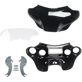 Sj-hl1584-1915 Lupmoto #hdtzlup Abs Batwing Fairing For Harley Davidson Heritage Fatboy Softail Deluxe 1986-2015