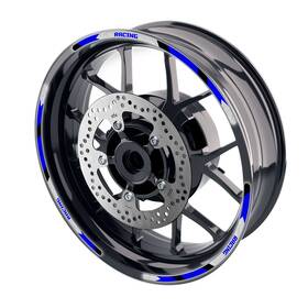 Rmdwsrash05bu17fbaus017su M-factory Sh05 Blue 17 Inch Reflective Rim Sticker For Suzuki Sv 650x 19 20